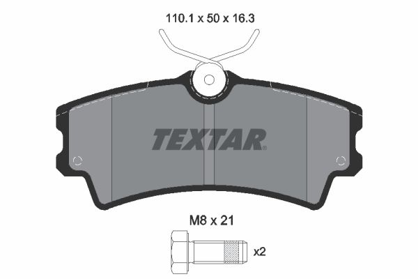 TEXTAR 2430201 Brake Pad Set, disc brake