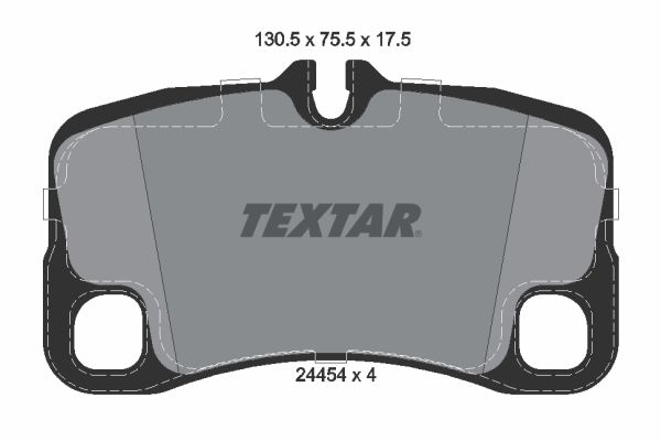 TEXTAR 2445401 Brake Pad Set, disc brake
