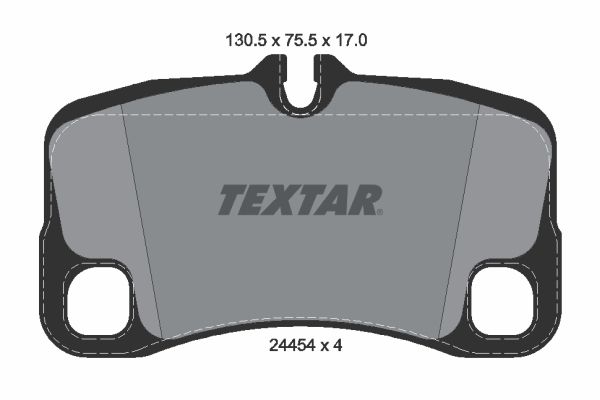 TEXTAR 2445403 Brake Pad Set, disc brake