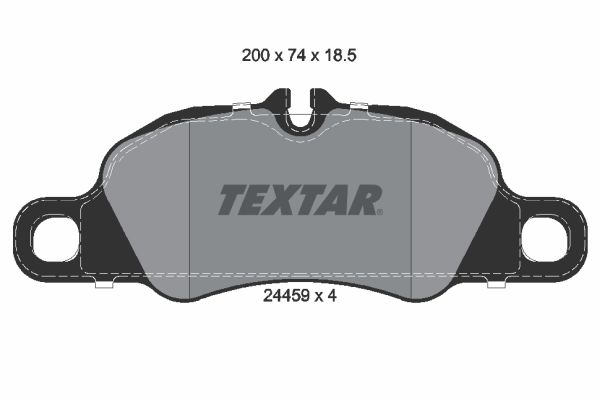 TEXTAR 2445901 Brake Pad Set, disc brake