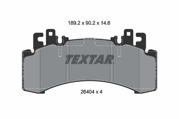 TEXTAR 2640401 Brake Pad Set, disc brake