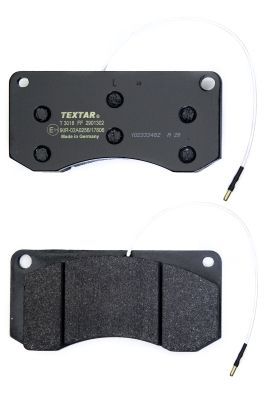 TEXTAR 2901302 Brake Pad Set, disc brake
