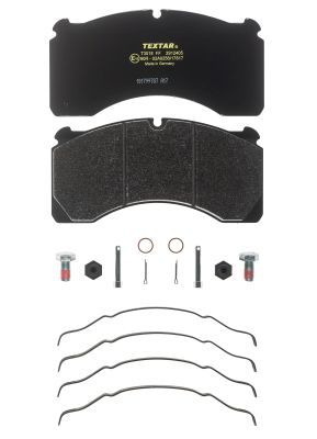 Brake Pad Set, disc brake TEXTAR 2912405