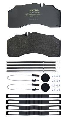 Brake Pad Set, disc brake TEXTAR 2913401