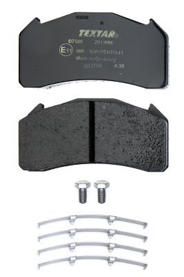 Brake Pad Set, disc brake TEXTAR 2913606
