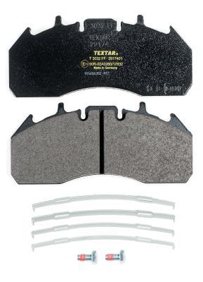 Brake Pad Set, disc brake TEXTAR 2917401