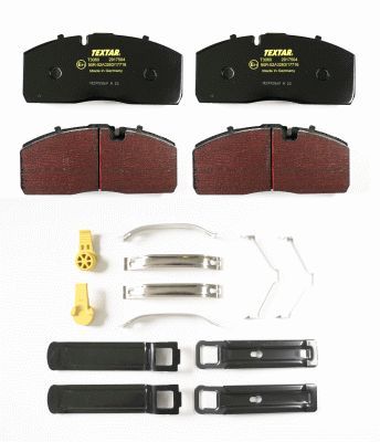 Brake Pad Set, disc brake TEXTAR 2917504