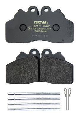 Brake Pad Set, disc brake TEXTAR 2925601