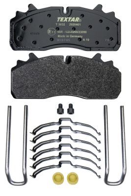 Brake Pad Set, disc brake TEXTAR 2928401