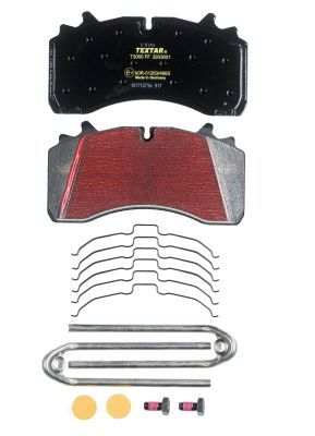 TEXTAR 2933601 Brake Pad Set, disc brake