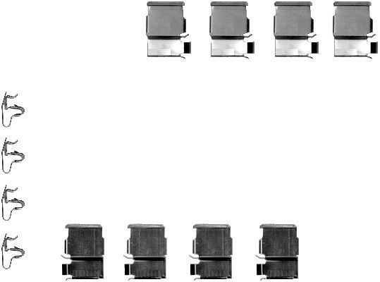 TEXTAR 82050200 Accessory Kit, disc brake pad