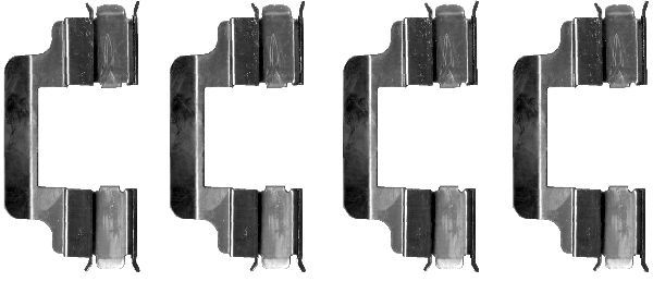 TEXTAR 82055400 Accessory Kit, disc brake pad