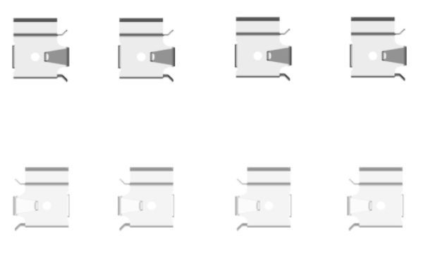 TEXTAR 82511400 Accessory Kit, disc brake pad