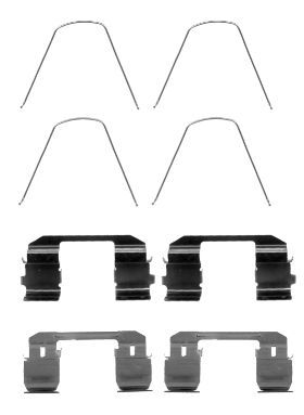 Accessory Kit, disc brake pad TEXTAR 82512400