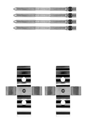 TEXTAR 82518000 Accessory Kit, disc brake pad