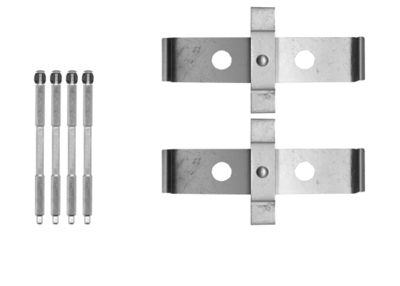 Accessory Kit, disc brake pad TEXTAR 82537100