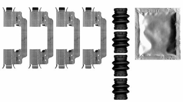TEXTAR 82541700 Accessory Kit, disc brake pad
