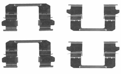 Accessory Kit, disc brake pad TEXTAR 82542600
