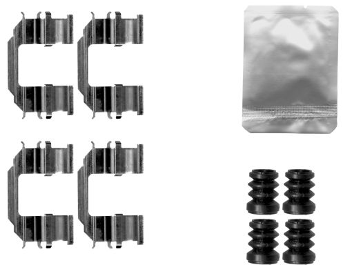 TEXTAR 82544800 Accessory Kit, disc brake pad