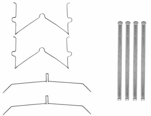 TEXTAR 82547600 Accessory Kit, disc brake pad