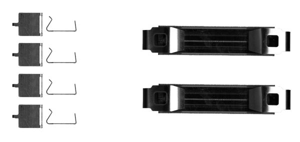 TEXTAR 82548300 Accessory Kit, disc brake pad
