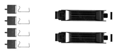 Accessory Kit, disc brake pad TEXTAR 82548300