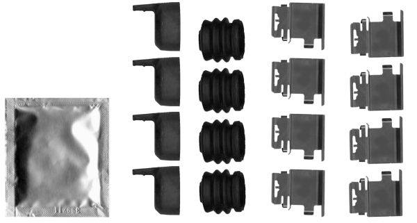 TEXTAR 82548600 Accessory Kit, disc brake pad