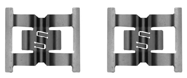 TEXTAR 82549000 Accessory Kit, disc brake pad