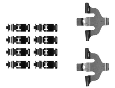 Accessory Kit, disc brake pad TEXTAR 82549300