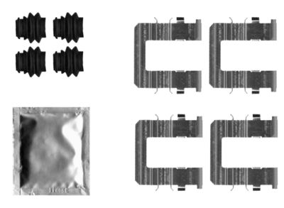 Accessory Kit, disc brake pad TEXTAR 82550700