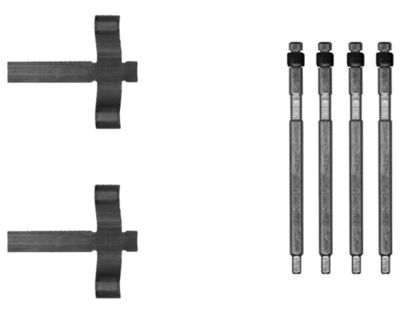 Accessory Kit, parking brake shoes TEXTAR 82551800