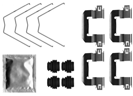 TEXTAR 82552000 Accessory Kit, disc brake pad