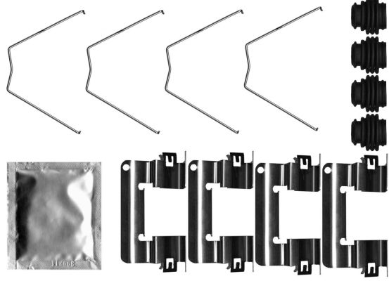 TEXTAR 82552100 Accessory Kit, disc brake pad