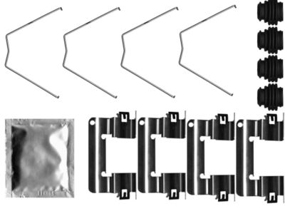 Accessory Kit, disc brake pad TEXTAR 82552100