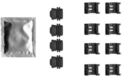 Accessory Kit, disc brake pad TEXTAR 82552500