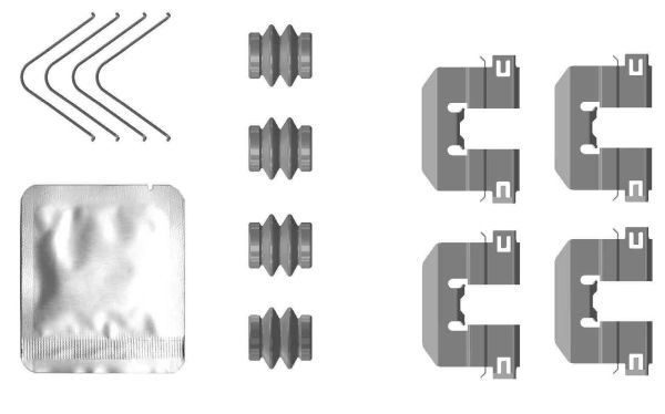 TEXTAR 82553600 Accessory Kit, disc brake pad