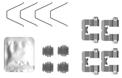 Accessory Kit, disc brake pad TEXTAR 82553800