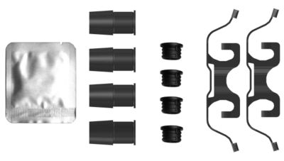 Accessory Kit, brake caliper TEXTAR 82554400