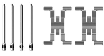 Accessory Kit, disc brake pad TEXTAR 82555000