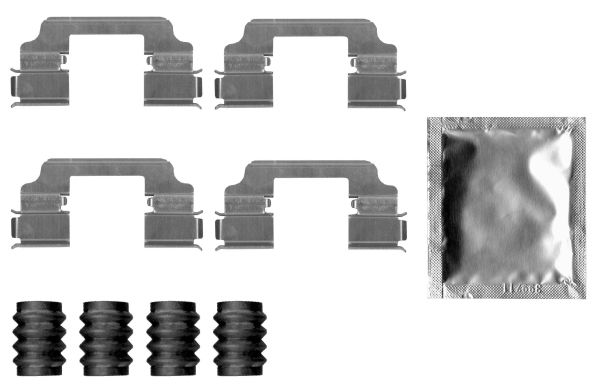 TEXTAR 82555700 Accessory Kit, disc brake pad