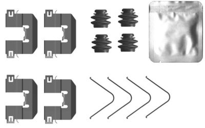 Accessory Kit, disc brake pad TEXTAR 82556300