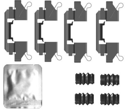 Accessory Kit, disc brake pad TEXTAR 82556400