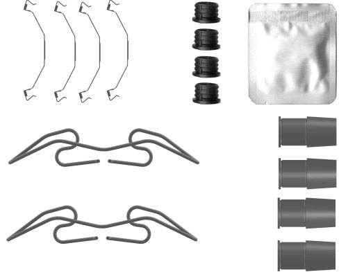 TEXTAR 82557000 Accessory Kit, brake caliper