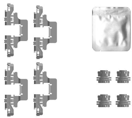TEXTAR 82557800 Accessory Kit, disc brake pad