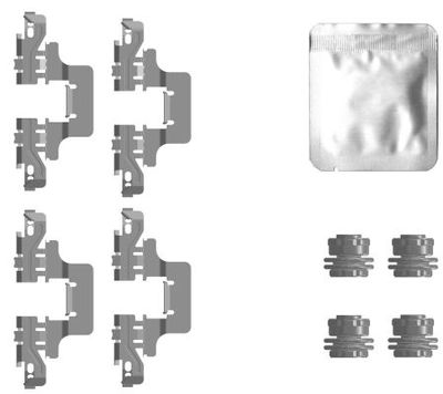 Accessory Kit, disc brake pad TEXTAR 82557800