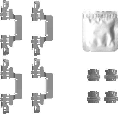 TEXTAR 82557900 Accessory Kit, disc brake pad