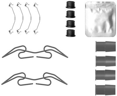 Accessory Kit, brake caliper TEXTAR 82558100