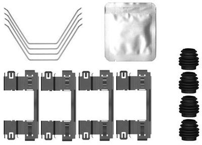 Accessory Kit, disc brake pad TEXTAR 82558600
