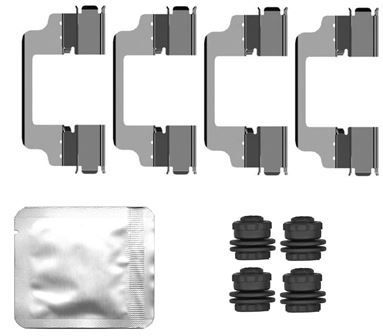 Accessory Kit, disc brake pad TEXTAR 82558800