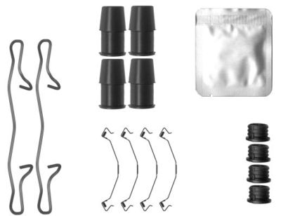 Accessory Kit, disc brake pad TEXTAR 82560000